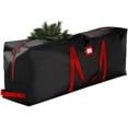 thumbnail image 1 of Premium Large Christmas Tree Storage Bag - Fits Up to 9 ft. Tall Artificial Disassembled Trees, Durable Handles & Sleek Dual Zipper - Holiday Xmas Bag Made of Tear Proof 600D Oxford, 1 of 7