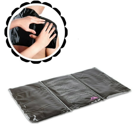 Premium Large Clay Ice Pack for Back or Shoulder Pain Relief 21 x 12 by FOMI Care Reusable, Cold Therapy Full Back Oversized Wrap and Compress Freezable Dual Use - Weighted Lap Pad