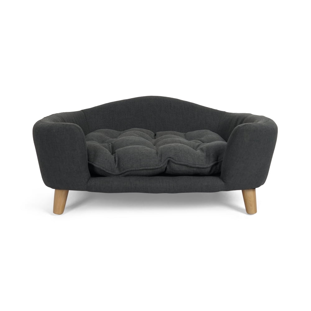 Premium Large Dog Sofa Bed Dog Couches Luxury Leather Dog Couches with Removable Washable Cushion Pet Outdoor Furniture