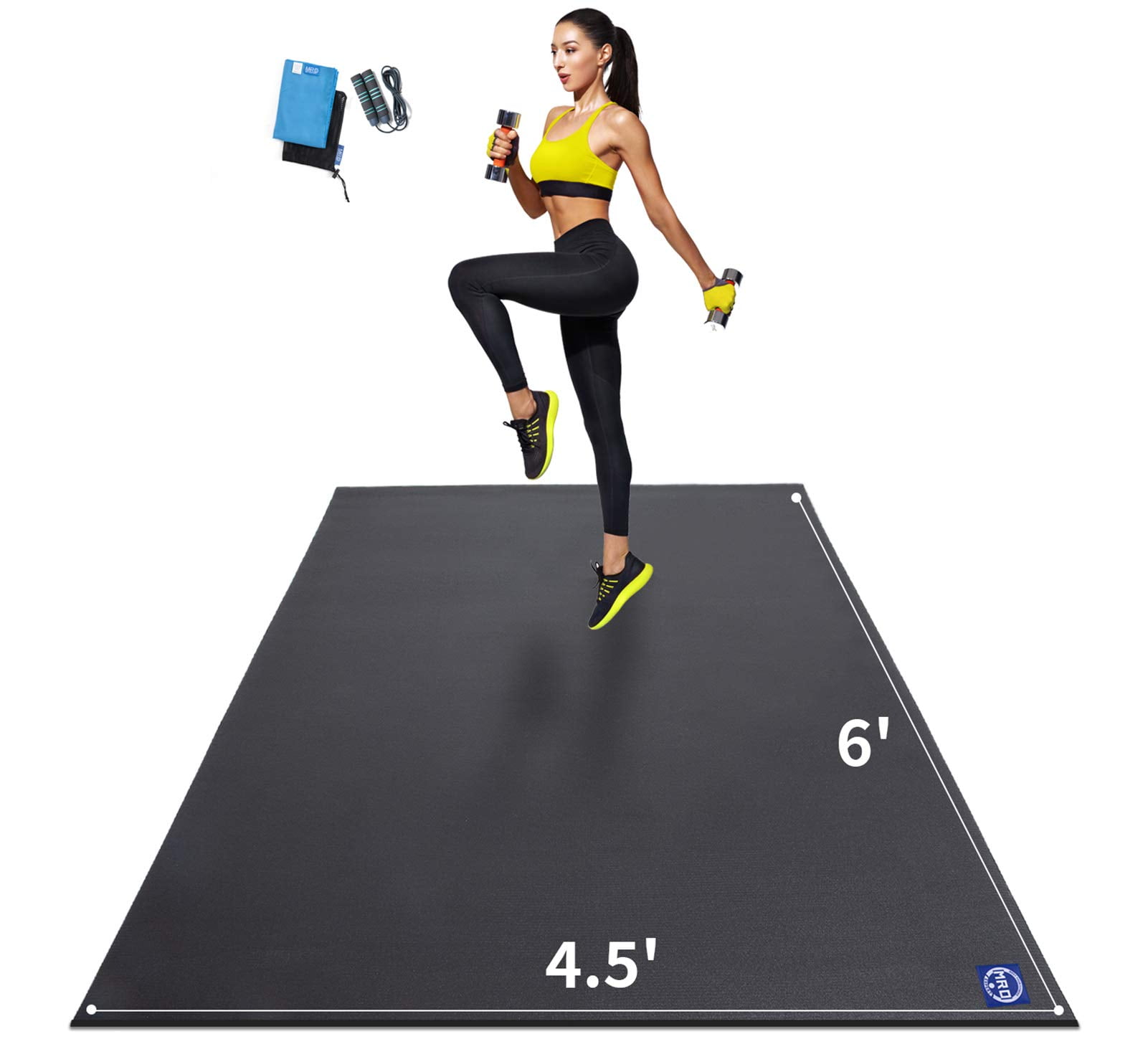 Large Exercise Mat Innhom Workout Mat Gym Flooring For Home Gym