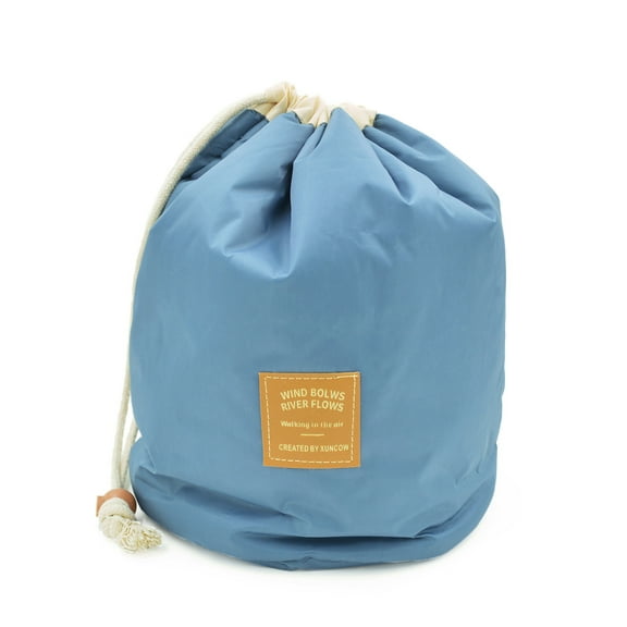 Premium Large Padded Round Cosmetic Travel Makeup Bag Pouch Organizer