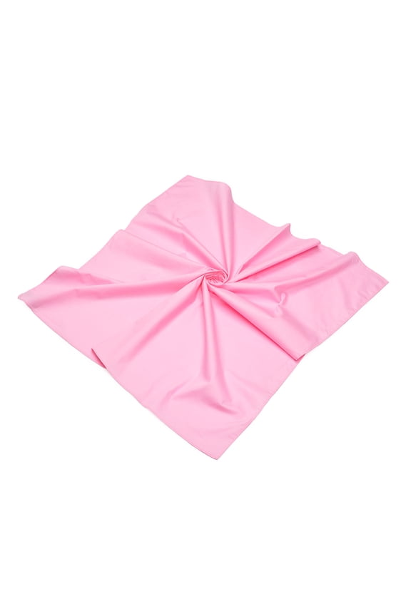 Premium Large Pure Cotton Solid Color Square Scarf Wrap 34"