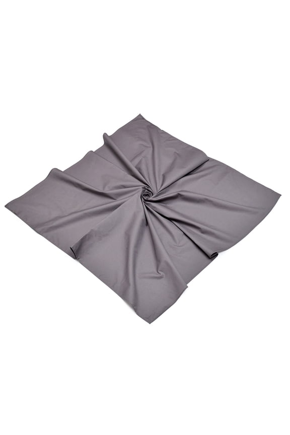 Premium Large Pure Cotton Solid Color Square Scarf Wrap 34"