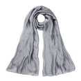 thumbnail image 1 of Premium Large Silky Plain Satin Oblong Scarf Wrap, 1 of 3