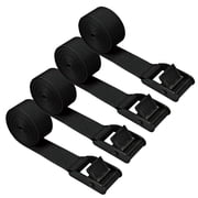 Premium Lashing Strap Short 1" x 6.5 ft, Tie Down Straps,Material Handling Securing Straps up to 700 lbs Capacity for Motorcycle, Kayak, Canoe, Trailer, Cargo. 4 Pcs