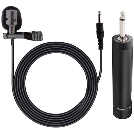 Premium Lavalier Microphone Lapel Clip-on Mini Wired Mic with Omnidirectional Condenser Mic for Podcasting, Recording, Vlogging, Android, Smartphone, DSLR, Camera, Computer, Laptop 5 Core MIC WRD 30