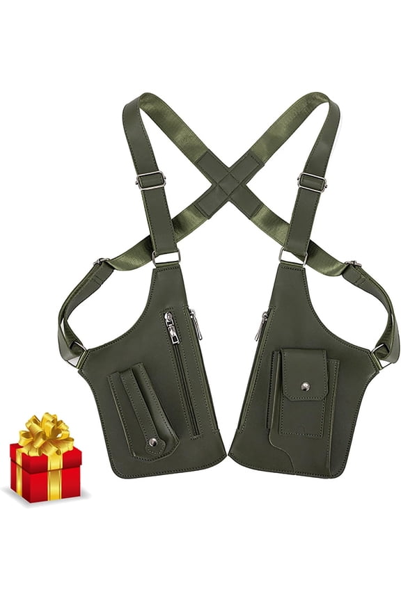 Premium Leather Adjustable Underarm Shoulder Bag for Men & Women, Anti-Theft Shoulder Bag for Travel and Daily Use