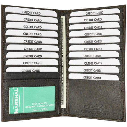 Premium Leather Bifold Credit Card ID Holder P 1529