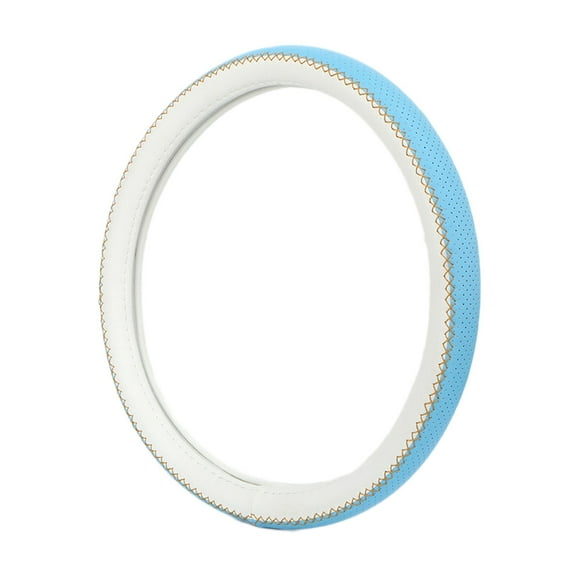 Premium Leather Car Steering Wheel Cover - Stylish, Non-Slip Grip, Easy Installation