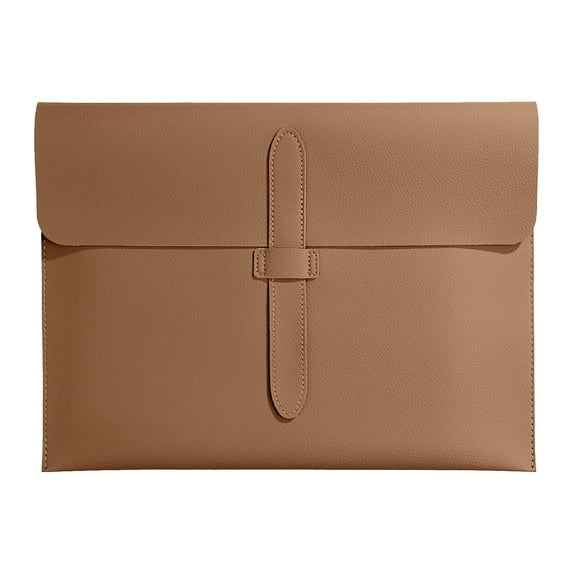 Premium Leather Document Folder - Durable Business Portfolio Organizer, Sleek Lightweight File Bag, Waterproof Professional Office Accessory for Contracts & Papers, Anti-Deformation Design