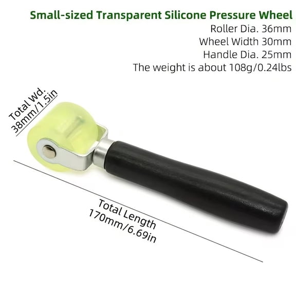 Premium Leather Edge Roller - Waterproof Crafting and Woodworking Tool for Flawless Edges