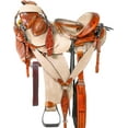 thumbnail image 1 of Premium Leather Horse Wade Tree Western Leather Ranch Roping Work Horse Saddle for Ranch and Roping Work in Size 12" to 18" inches Seat Available, 1 of 4