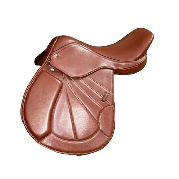 Premium Leather Jumping Saddle - Superior Comfort, Performance & Durability