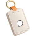 thumbnail image 1 of Premium Leather Key Fob Cover Case for Volvo S60 S90 XC40 XC60 XC90 V60 V90 2018-2025 2026, Remote Key Holder Accessories (White), 1 of 4