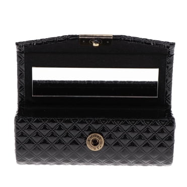 Genuine Leather Lipstick Case With Mirror - For Purse, Makeup Bag Organizer - Multicolor