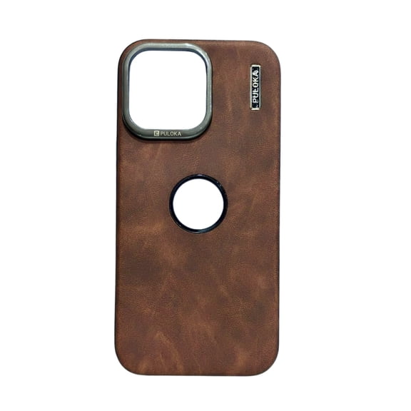 Premium Leather Magnetic IPhone 11 PRO Case with Classic Brown Finish Slim Profile Shock Absorption and Stylish Protection for Everyday Use