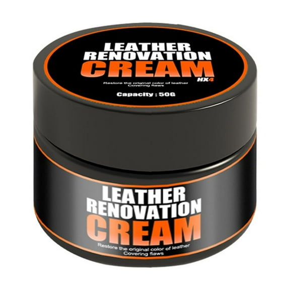 Premium Leather Renovation Cream Restores and Nourishes Leather Surfaces for Sofas Car Seats Shoes Bags and Furniture Use