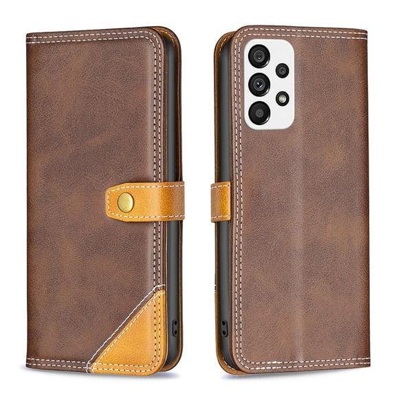 Premium Leather for Samsung Galaxy A52 4G/5G Case, Kickstand Card Holder Wallet Flip Protective Shockproof Folio Magnetic Classic Phone Case Cover for Samsung Galaxy A52 4G/5G,Brown