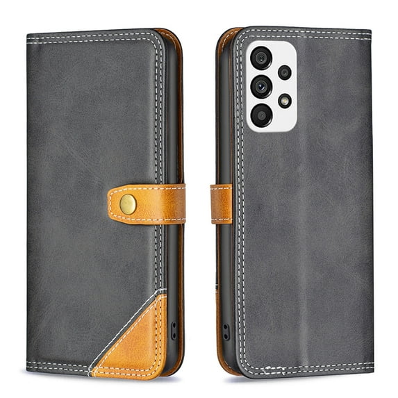 Premium Leather for Samsung Galaxy A52 4G/5G Case, Kickstand Card Holder Wallet Flip Protective Shockproof Folio Magnetic Classic Phone Case Cover for Samsung Galaxy A52 4G/5G,Black