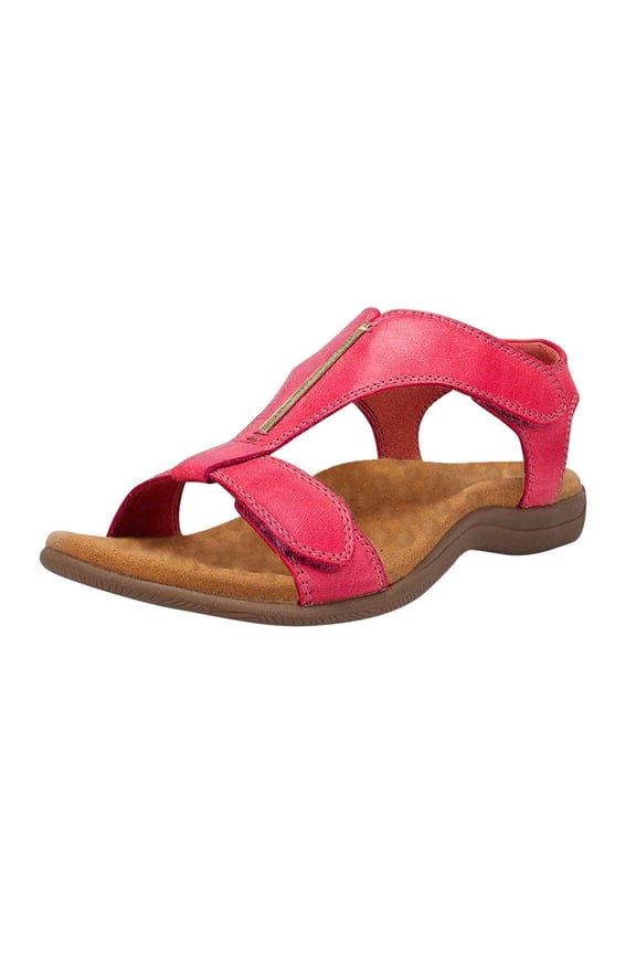 Premium Leather Women's Sandal Orthopaedic Barefoot Sandals Open Beach Sandals Fit for Exceptional Walking Comfort