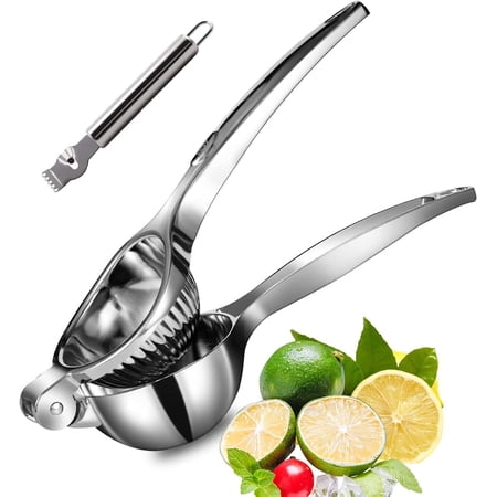 Premium Lemon Squeezer, Lemon Squeezer Juicer, Large Heavy Duty Handhelp Juicer for Lemon, Stainless Steel Hand Press Citrus Juicer, Lime Squeezer Bar Tool, Manual Citrus Press