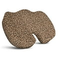 thumbnail image 1 of Premium Leopard Pattern Memory Foam Seat Cushion Ergonomic Chair Pad for Office Chair, Car, Airplane & Bleachers Sciatica, Tailbone Hip & Back Pain Relief - Chair Cushion for Long Office Workers., 1 of 5