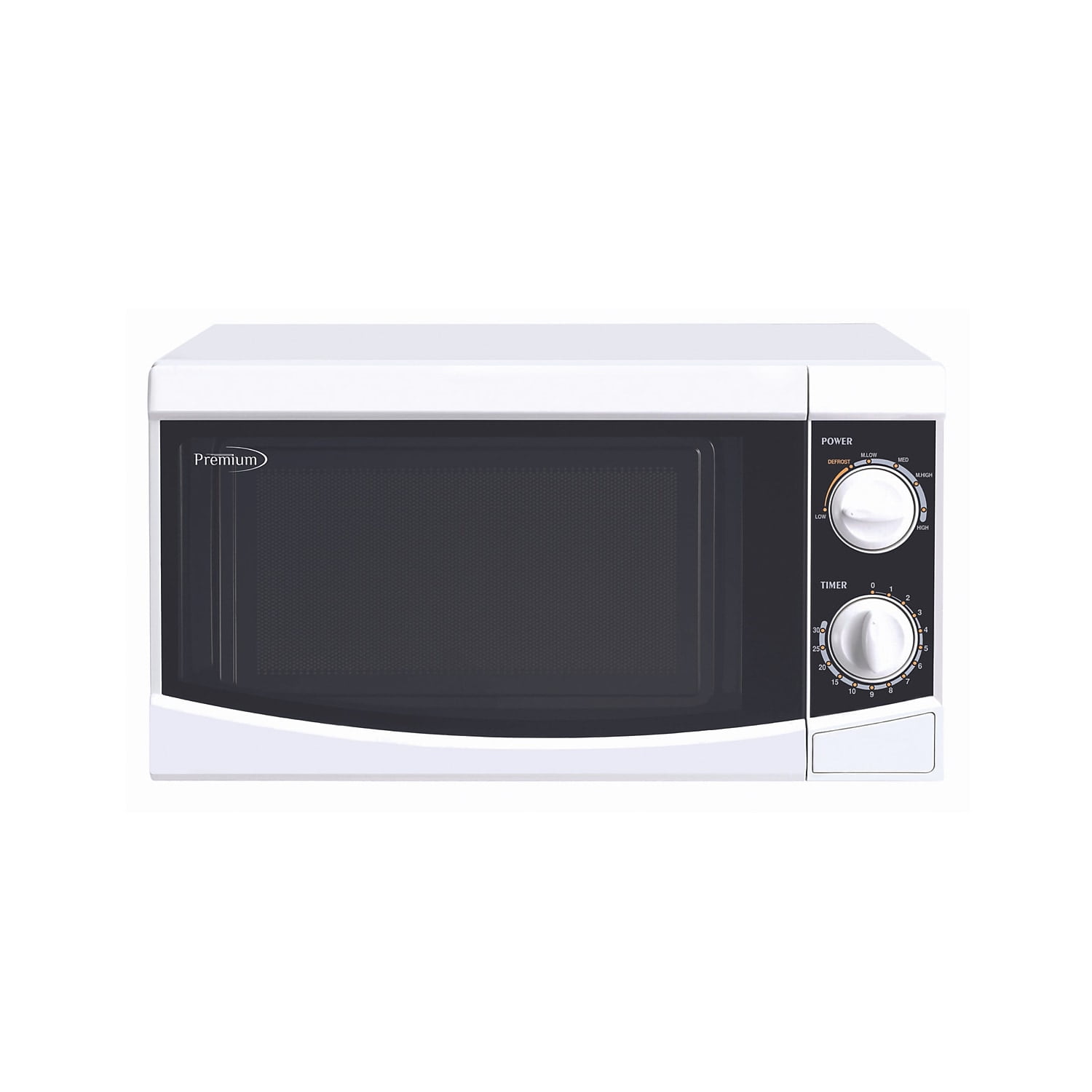Sharp 0.7-cu ft 700-Watt Countertop Microwave (White) in the Countertop  Microwaves department at