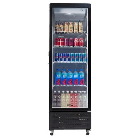 Premium Levella - 10.0 Cu. Ft. Single Door Display Refrigerator - Black