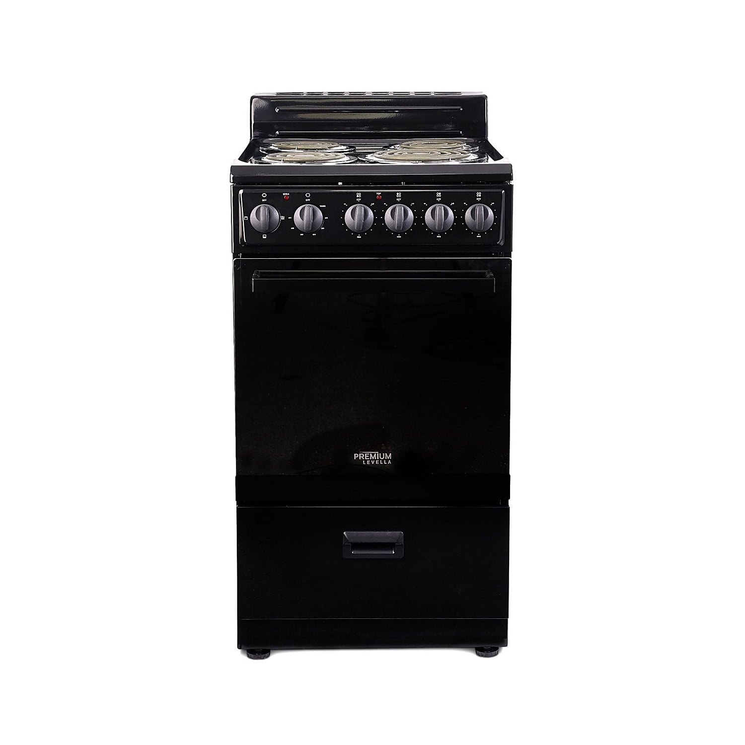 Hotpoint 30-in 4 Burners 5-cu ft Freestanding Electric Range (Black) in the  Single Oven Electric Ranges department at