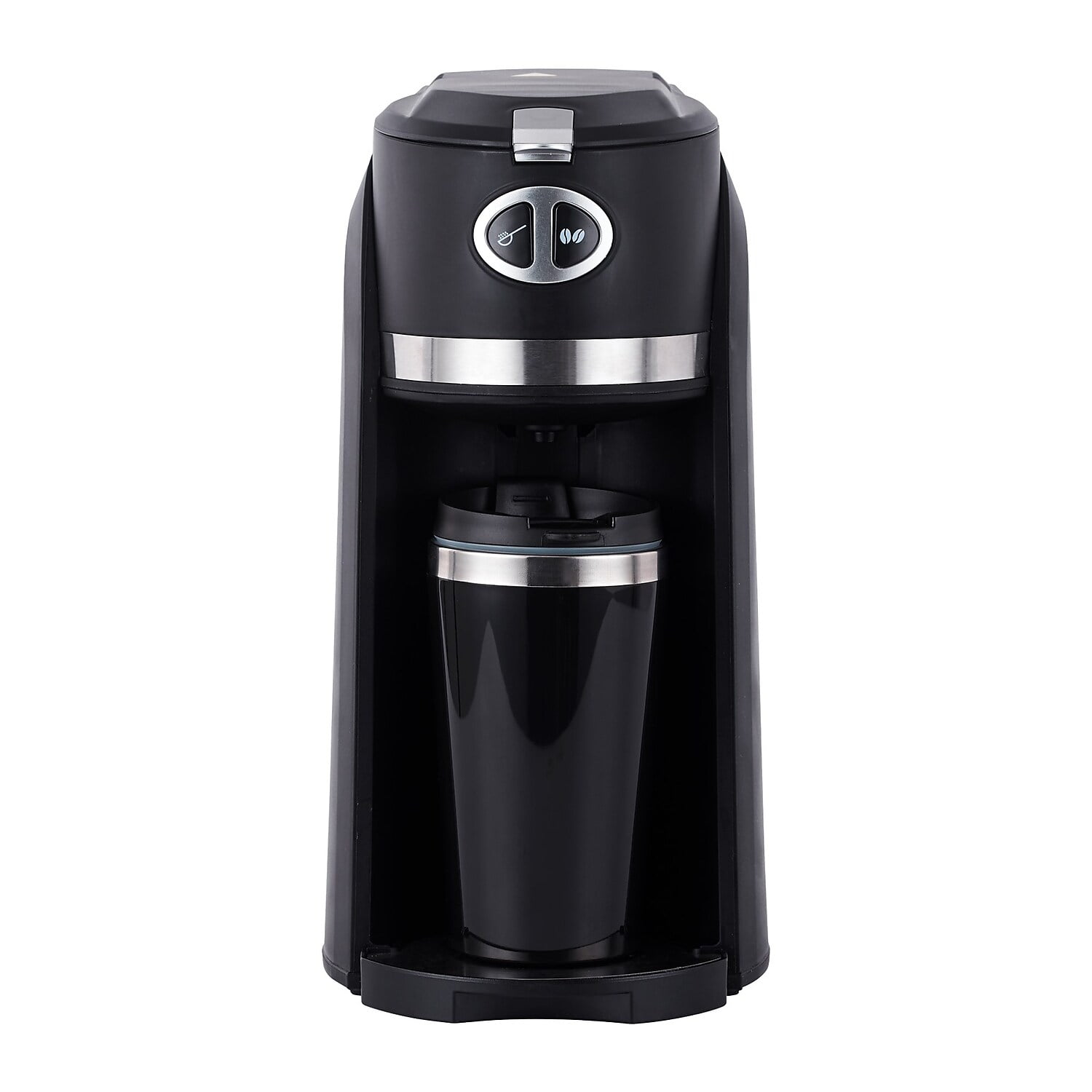 Premium Levella Premium 2-in-1 Grind and Brew 3-cup On-the-go Coffee Maker  with Travel Mug