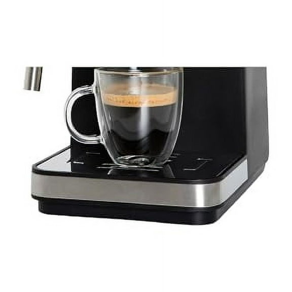 Premium Levella 4-Cup Espresso, Cappuccino and Latte Maker Black (PEM351)