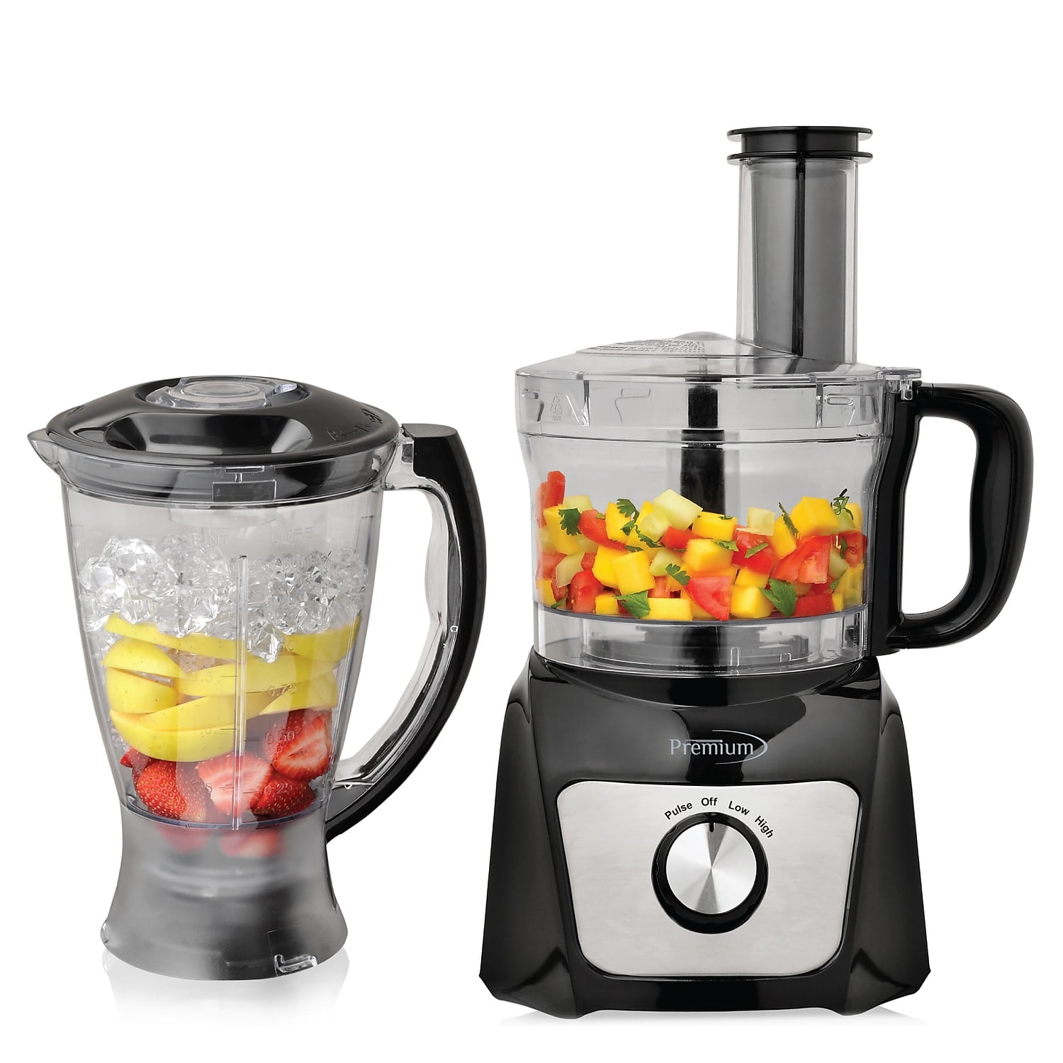 Premium Levella Food Processor Blender Combo Black (PCFB50)