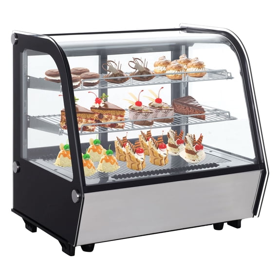 Premium Levella PCRN427DR 4.2 Cu. Ft. Countertop Refrigerator Display Case