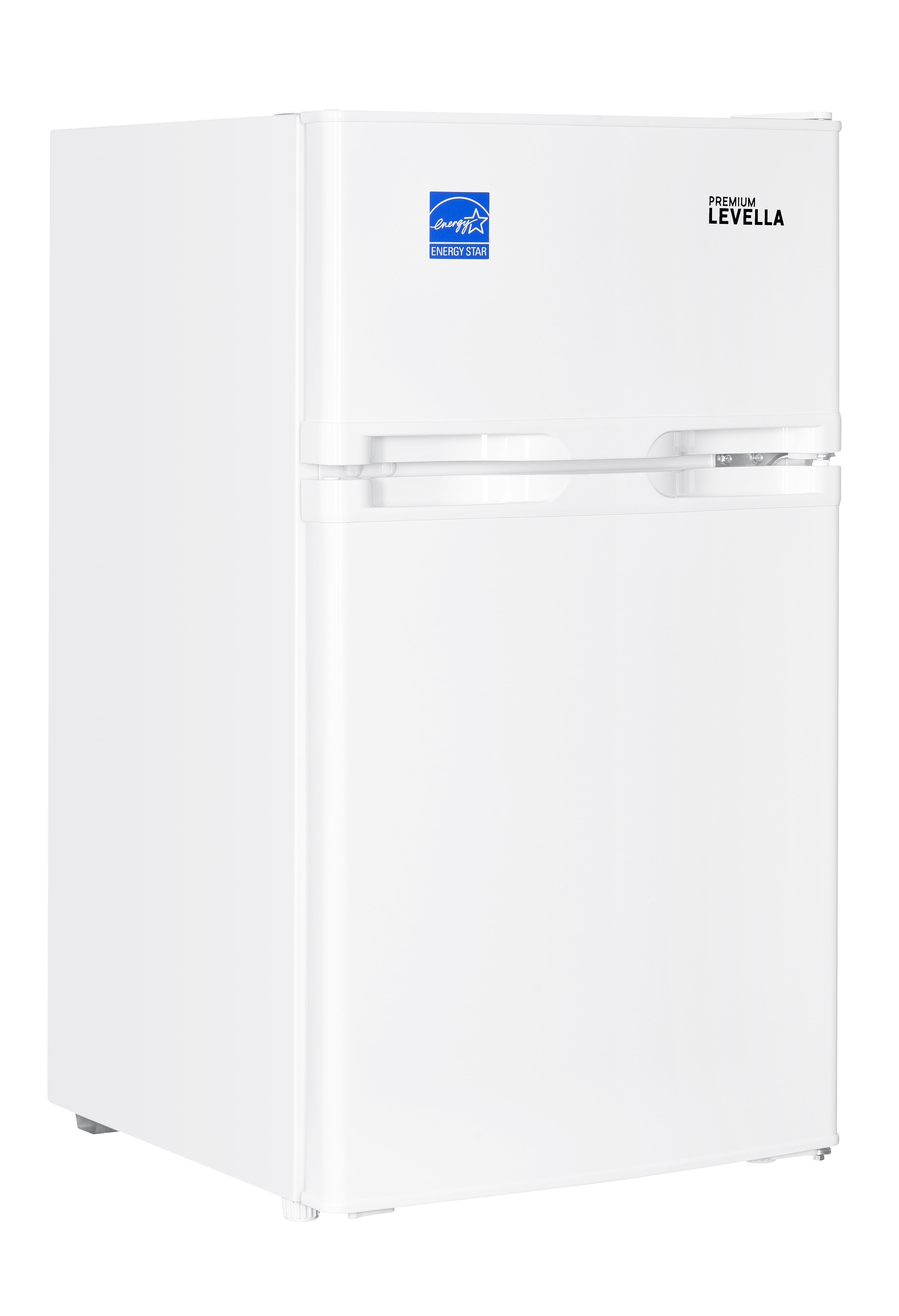 Premium Levella PRF315300HW 3.1 Cu. Ft. Top Freezer Mini Fridge in
