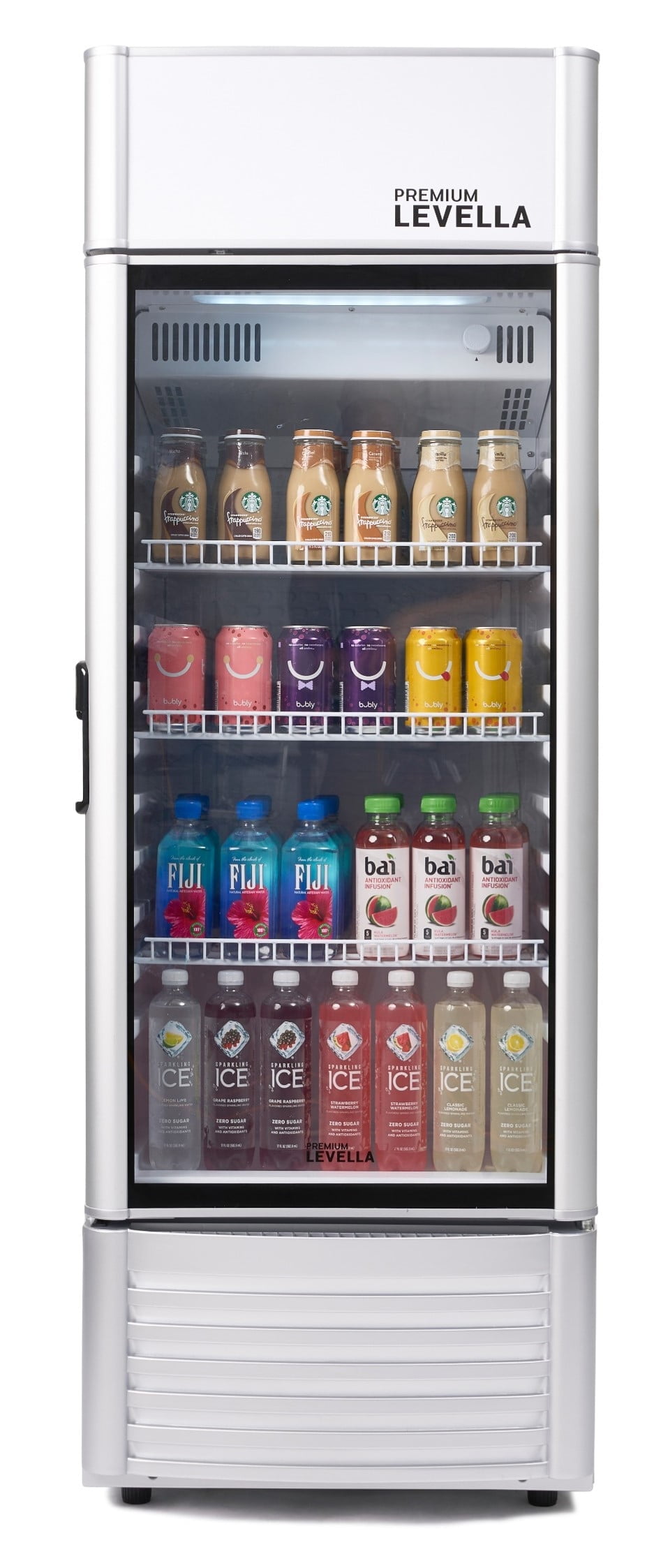6.5 cu. ft. Single Door Commercial Refrigerator Beverage Cooler in Gray