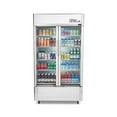 thumbnail image 1 of Premium Levella PRN165DX 16 cu ft Flat Front Double Door Beverage Refrigerator Silver, 1 of 4