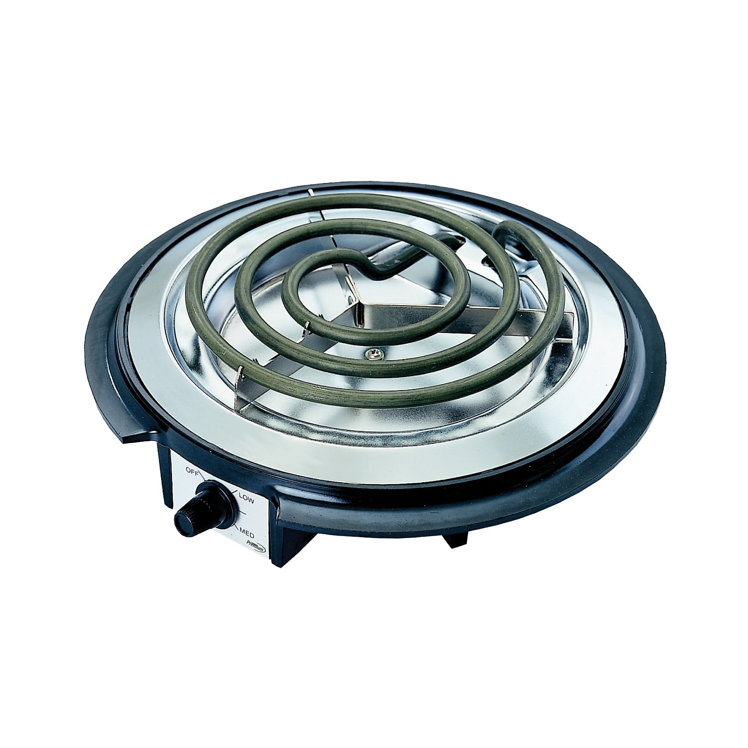 Stainless Steel 1000 Watt Portable Single Electric Burner