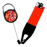 Lighter Leash - Retractable Lighter Holder - Tye Dye - Standard Size - Multi-Colored 1-Pack