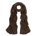 thumbnail image 1 of Premium Long Fine Knit Solid Color Warm Winter Scarf, 1 of 3