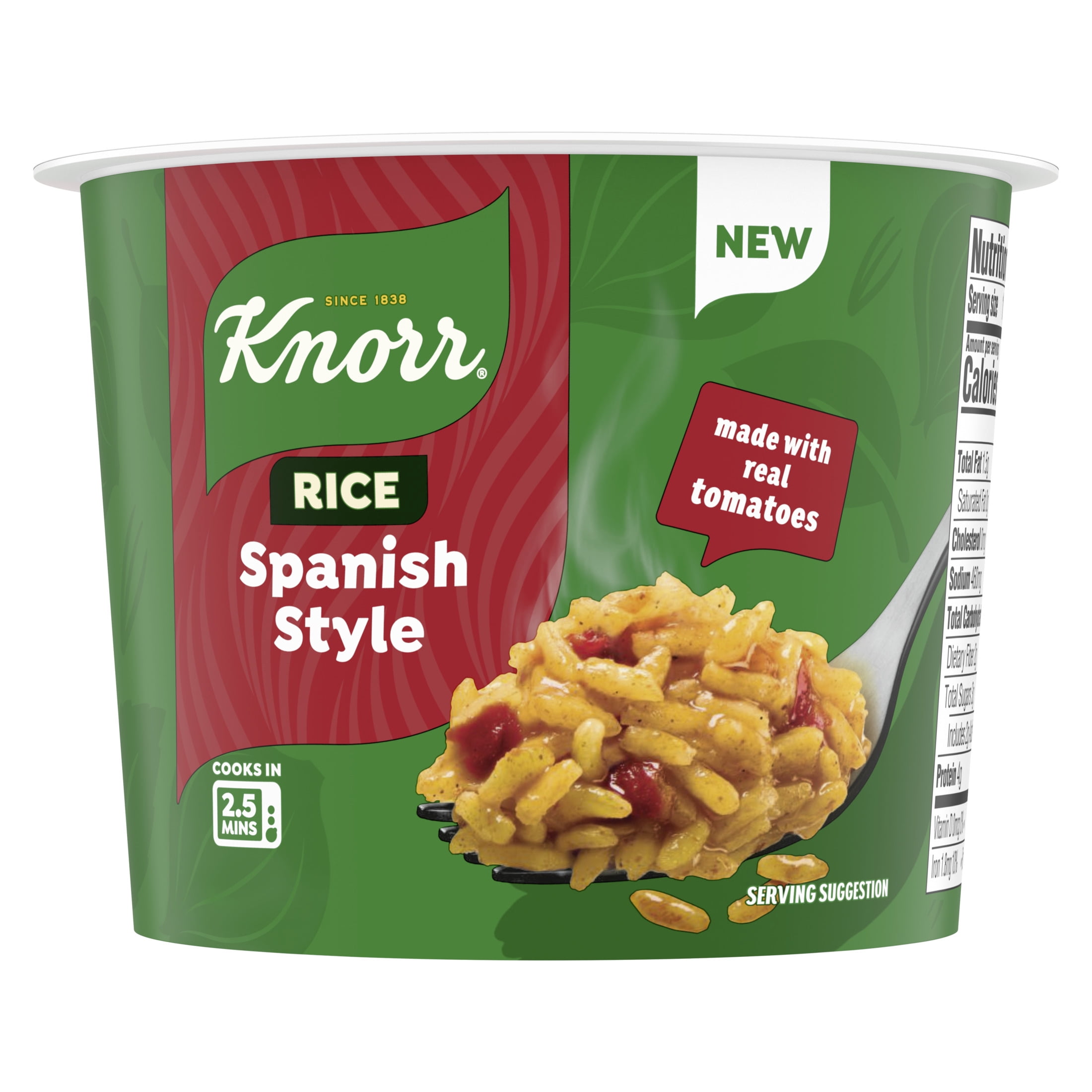 Knorr Spanish Rice Cups, Made With Real Tomatoes, 2.0 oz