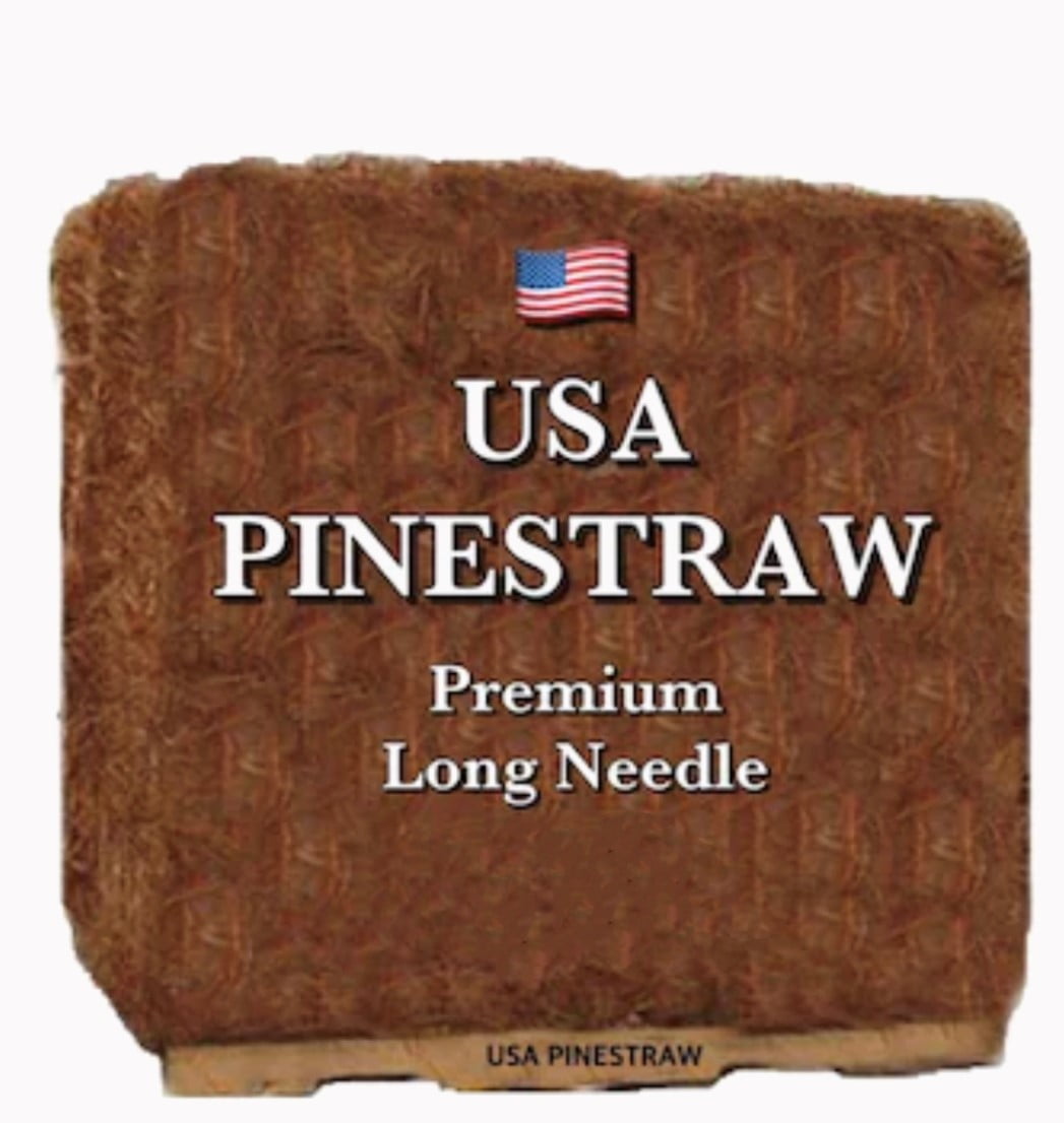 Premium Long Needle | Pine Straw Mulch | Covers 1800 Sqft