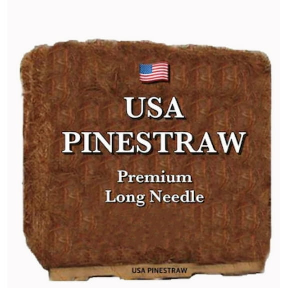 Premium Long Needle | Pine Straw Mulch | Covers 1800 Sqft