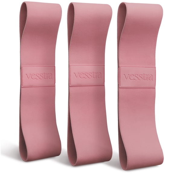 Premium Loop Resistance Bands Set - Non Slip Fabric Booty Bands for Glutes & Legs (Light, Medium, Heavy) | Hip Bands for Pilates, Strength Training & Home Workouts