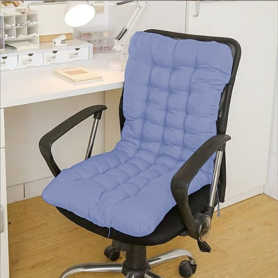 Premium Lumbar Support Chair Cushion – Thickened Memory Foam Pad for Office Chairs, Dorm Seats & Floor Gaming, Relieves Lower Back Pain from Long Hours Sitting, Breathable for Year-Round Use