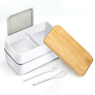 GT Bamboo Bento Box w/lid and Side Compartment