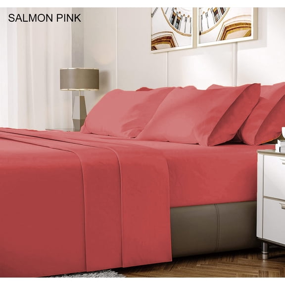 Premium Luxury 6-Piece Rayon from Bamboo Sheet Set with Deep Pockets Soft & Comfortable - 40 Colors