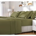 thumbnail image 1 of Premium Luxury 6-Piece Rayon from Bamboo Sheet Set with Deep Pockets Soft & Comfortable - 40 Colors, 1 of 4