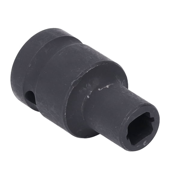 Premium M12 Square Tap Socket 1/2 Inch Drive - Spring Loaded Socket Tool Accessory for Electric and Pneumatic Hand Wrenches, Cr-Mo Steel Construction for Professional Repairs (0.5 in / 1.27 cm)