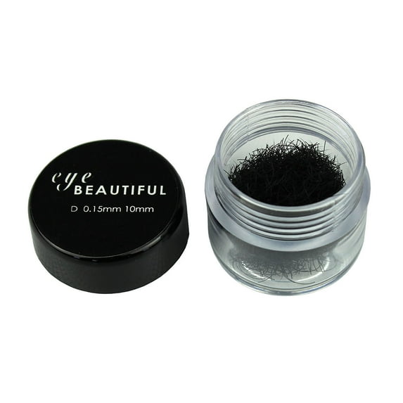 Premium MINK Individual Loose Lashes D Curl 10mm to 14mm Eyelash Extension 15MM
