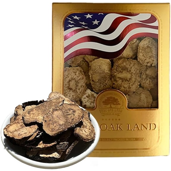 Premium Maca Root Slices, Natural Premium Dry Goods, Edible Dried Maca Slices, Cut Sifted Tea and Water Soaking 8OZ per Box